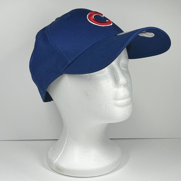 Chicago Cubs New Era 9Forty Baseball Hat Cap Adjustable Snapback Blue MLB - Picture 11 of 14